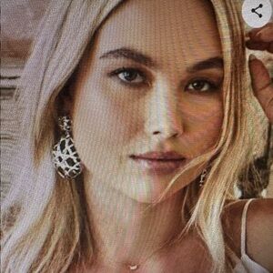 Kendra Scott Silver Statement Earrings Natalie